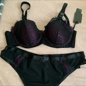 NWT AG by Ashley Graham lingerie set